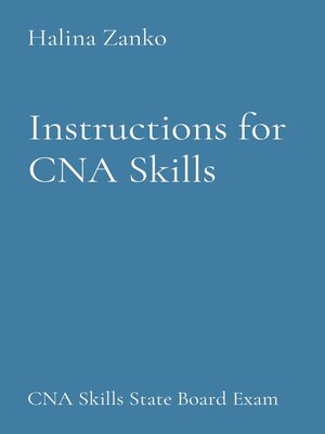 cover image of Instructions for CNA Skills
